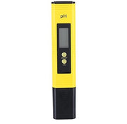Moltiplicatore di pH Digitale - pH Valore Meter - Calibrazione Automatica - Giallo - Acquari e Piscine - Facile da Usare - Ideale per Vini e Acque Minerali