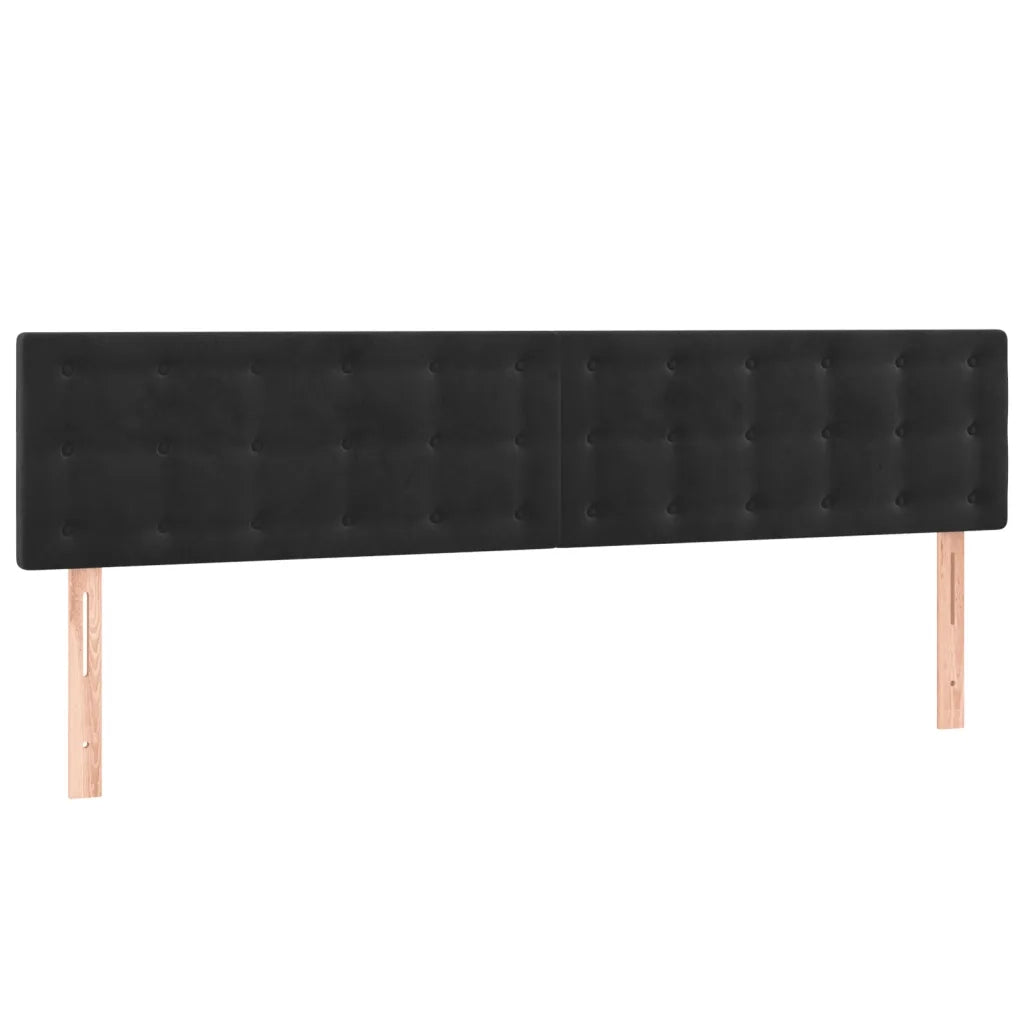 Giroletto senza Materasso Nero 120x190 cm Velluto 3270604
