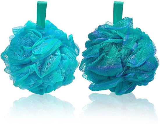 Doucheluffa 2-pack - Saponi Bagni Soffici - Esfoliazione Leggera - Scrub Corpo - Schiuma Ricca - Utilizzo Igiene - Saponi Bagni