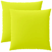 Federa 2 pcs HEERLEN Verde brillante. 60 x 60 cm Poliestere 912683