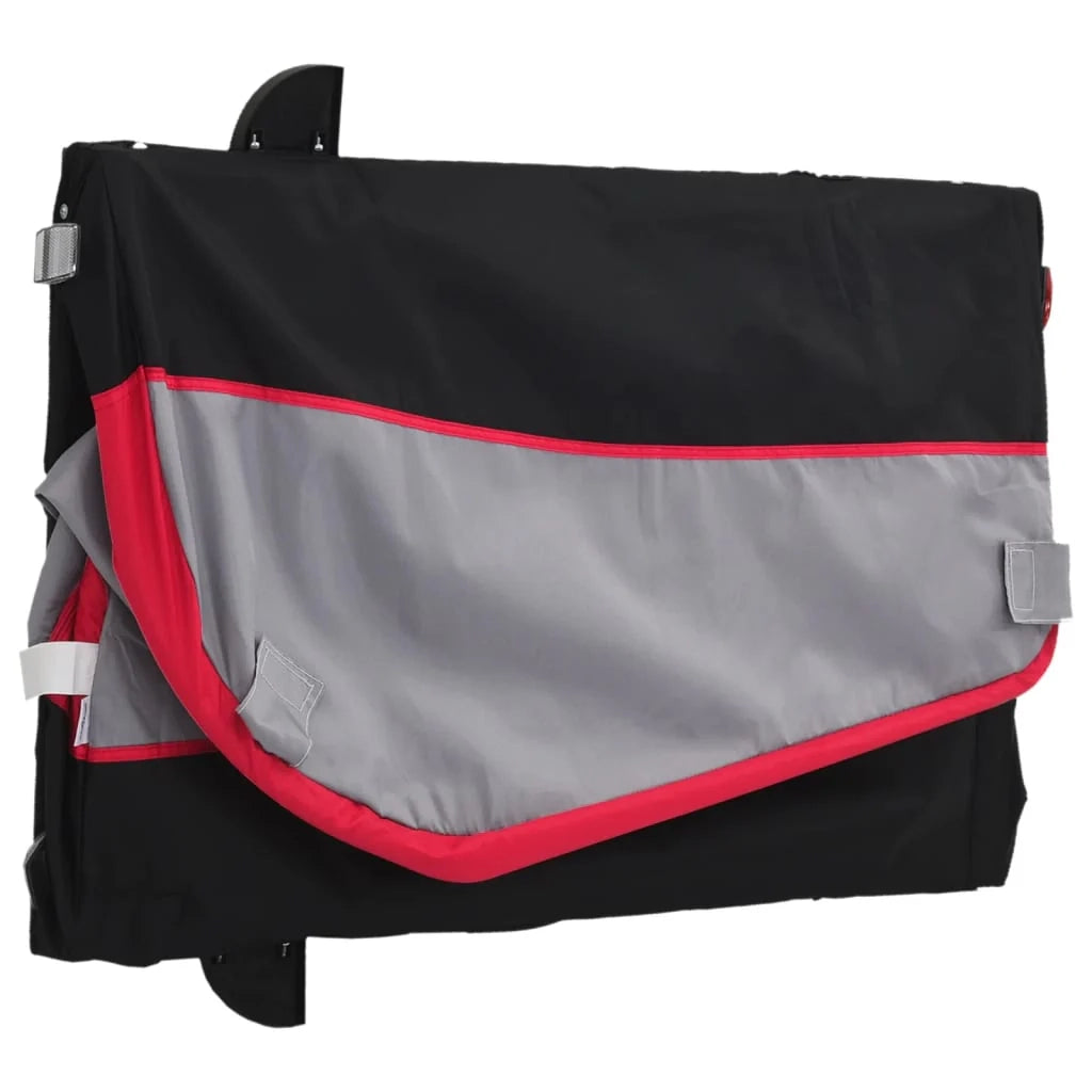 Rimorchio per trasporto biciclette capacità 45 kg ferro rosso 02_0044176