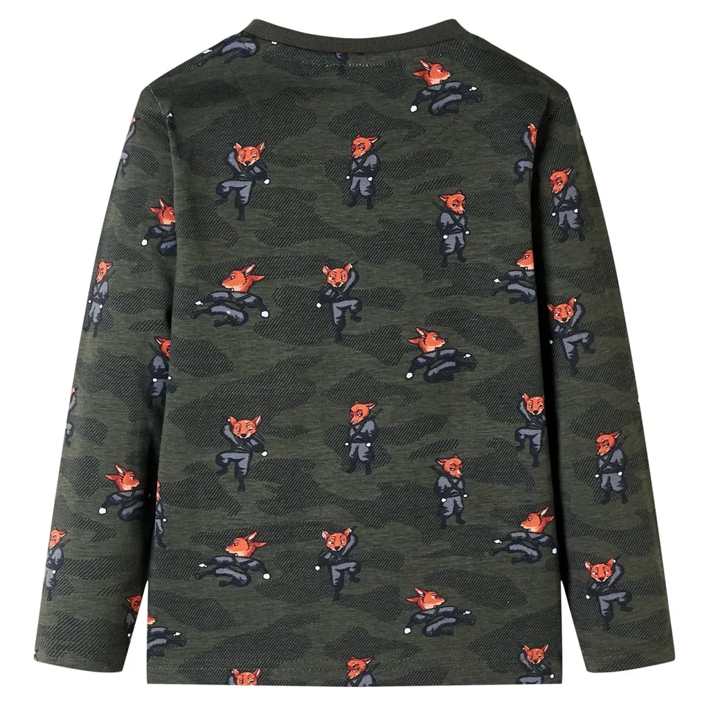 Pigiama per Bambini a Maniche Lunghe Cachi 140 CFW3548047