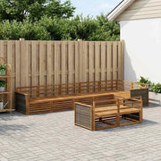Set di divani da esterno 8 pz Naturale 3383497