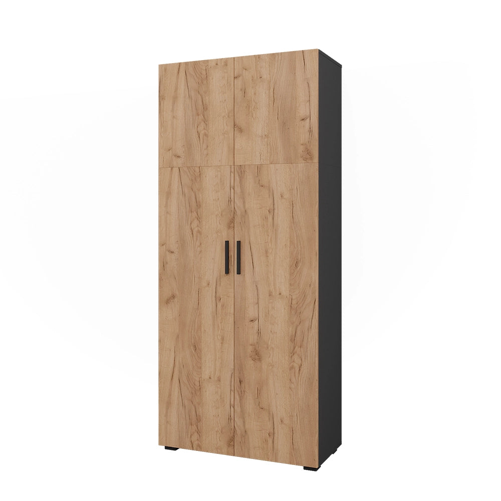 Vicco Scaffale per file Antracite/quercia dorata 80 x 183.8 cm