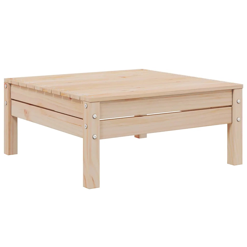 Salotto da Giardino-Set Divani da Giardino3 pz con Cuscini Grigi Massello di Pino 288804