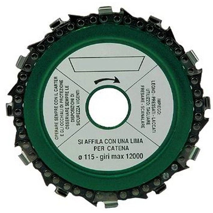 Dischi a Corona per Legno con Catena Motosega mm. 230