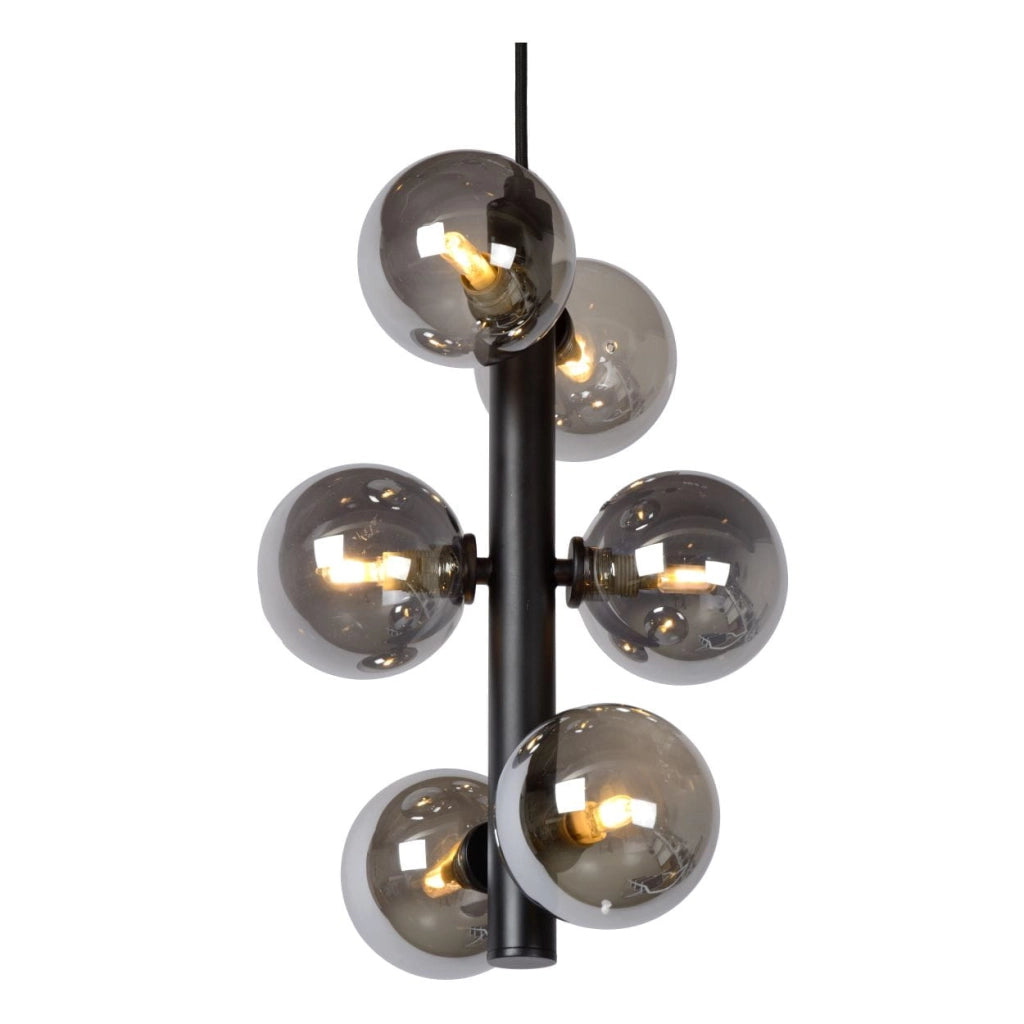 Lucide Tycho lampadario nero 6 luci G9 45474/06/30