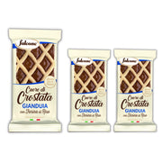 Falcone cuore di crostata crema gianduia 3 confezioni 240 grammi