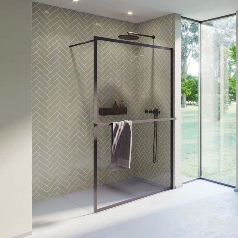 Parete doccia walk-in LUCID 400 RIHO 140x200 cm