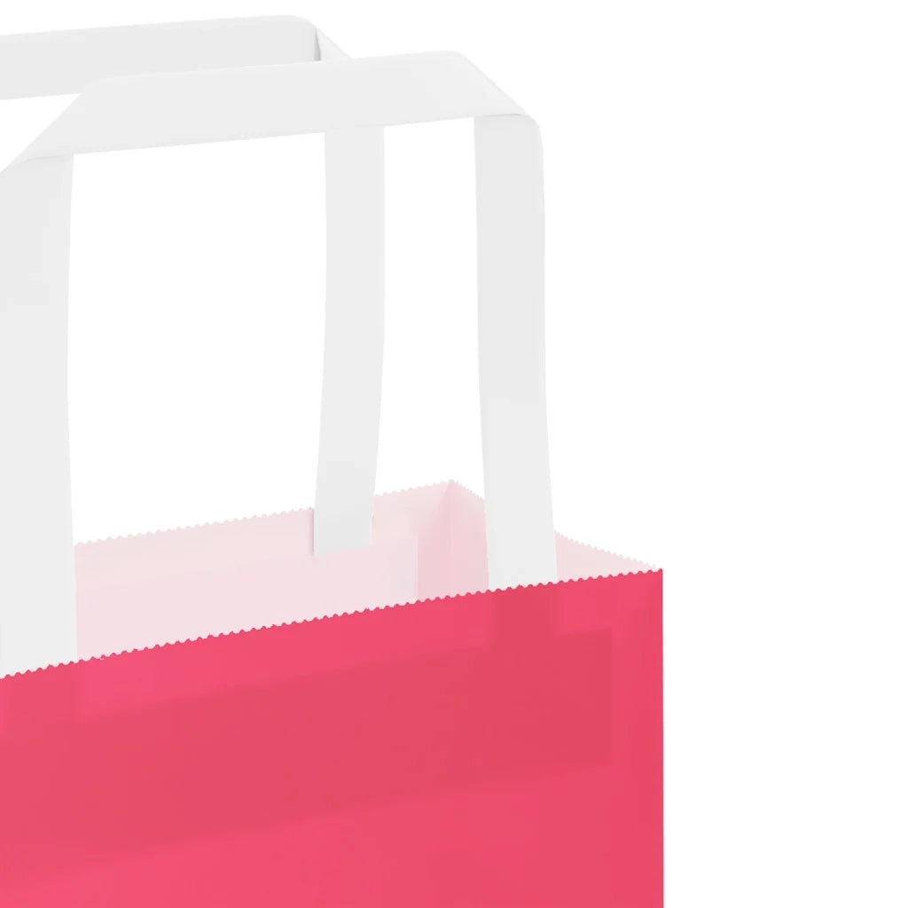 Sacchetti di Carta 250 pz con Manici Rosa 45x17x48 cm CFW8550166