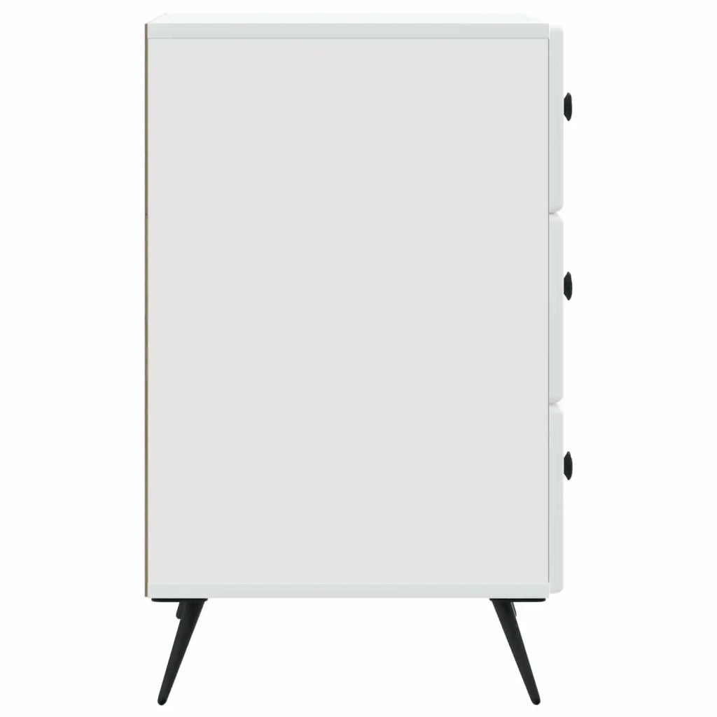 Armadio da Notte Bianco 43 x 41 x 66,5 cm Legno ingegnerizzato 895475