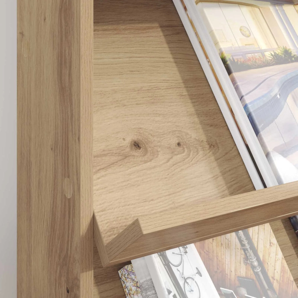 Scaffale per riviste Rovere artigianale 70 x 41 x 96 cm 899542