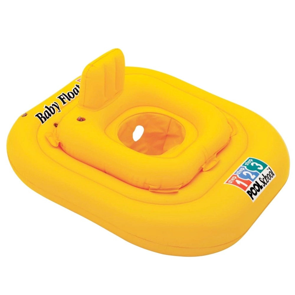 Trade Shop - Salvagente Gonfiabile Bambino Neonato Mare Con Muandina E Schienale 79 X 79 Cm -