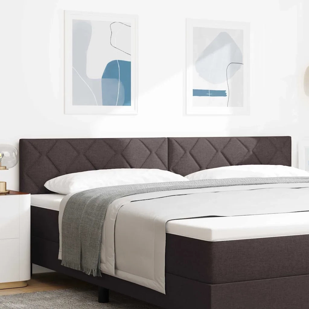 Testiera | Testata LED Marrone 200 cm Tessuto