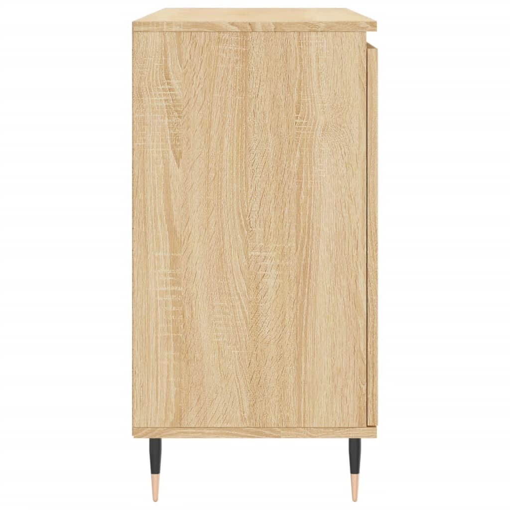 Buffet credenza cassettiera armadio mobile contenitore organizer cucina soggiorno rovere Sonoma 104 x 35 x 70 cm legno ingegnerizzato marrone 02_0031486