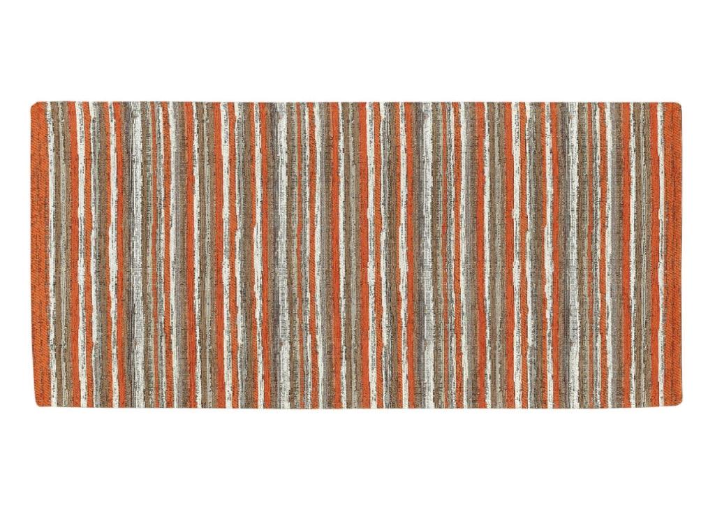 Tappeto Passatoia Cucina Corsia Retro Antiscivolo Disegno Laos By Suardi - 55x80 - Arancio