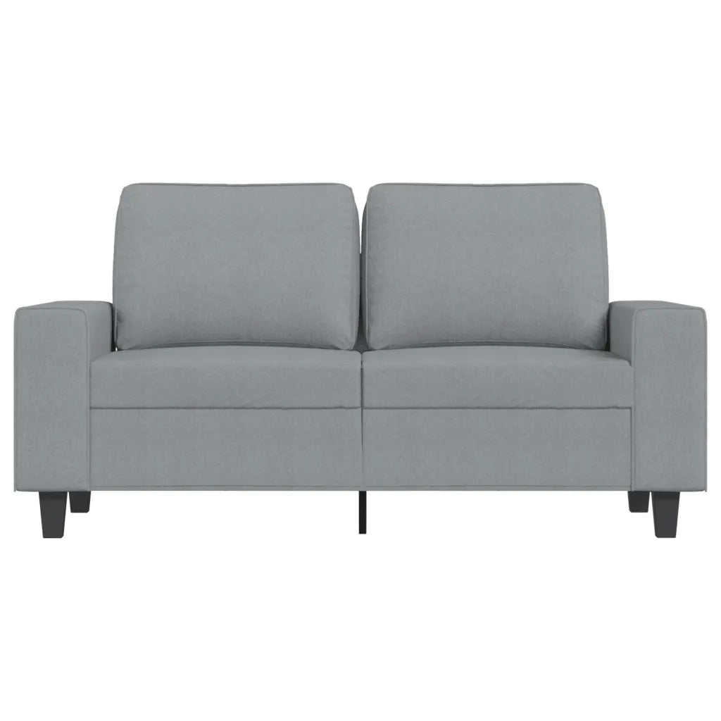 Divano a 2 Posti Grigio Chiaro 120 cm in Tessuto 359383