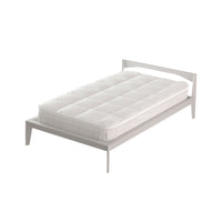 Topper Matrimoniale Trapuntato 800 gr/mq con Fascia Coprimaterasso Morfeo Bianco