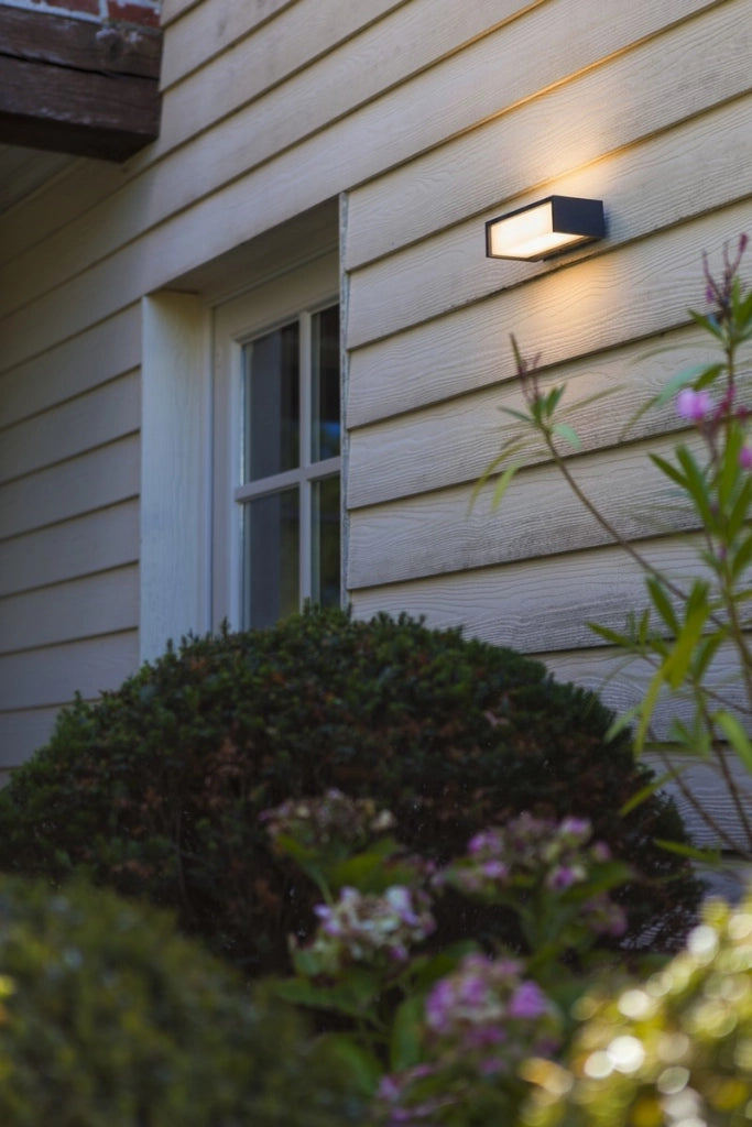 Applique solare esterna LED PIR IP54 grigio scuro TELIS