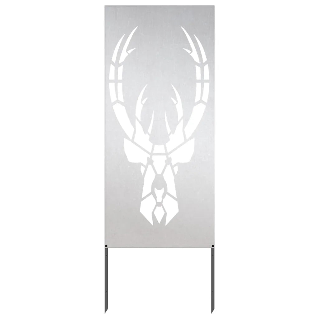 vidaXL Pannello Decorativo da Giardino Argento 50 x 140 cm