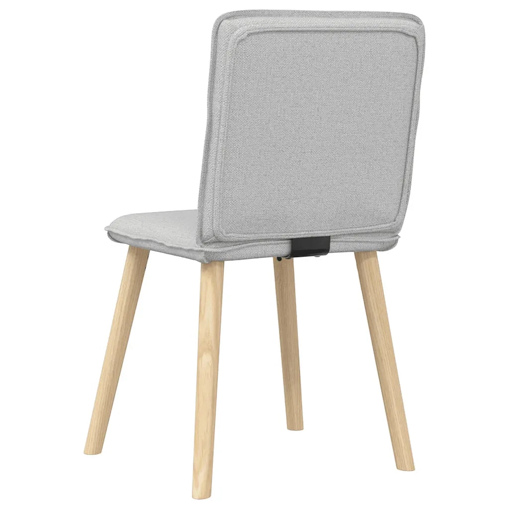 Sedie da Pranzo 2 pz Grigio Nuvola in Tessuto 4101229