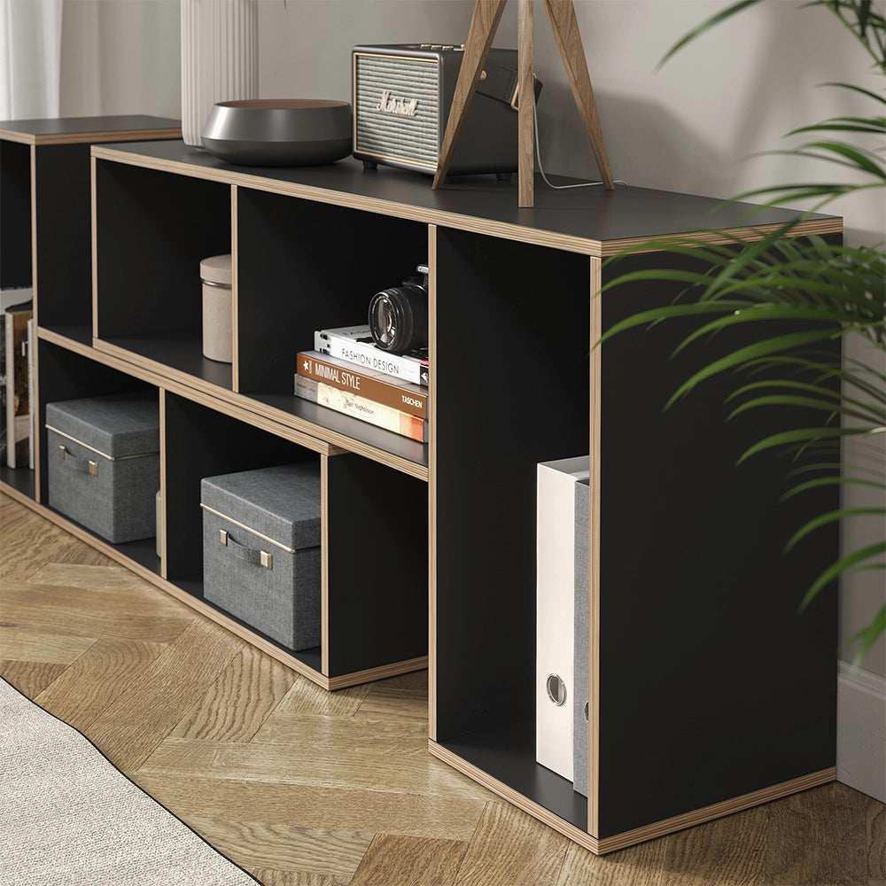 Vicco Libreria Antracite 112.8 x 56.4 cm Set di 2