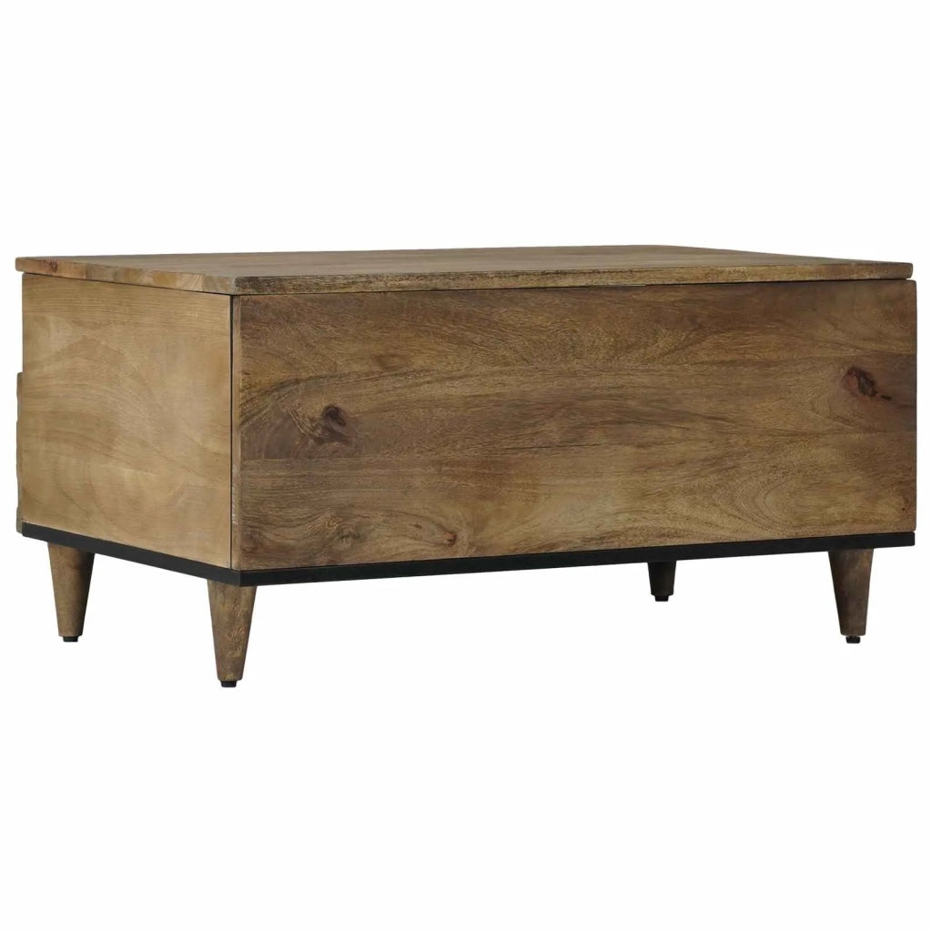 Tavolino da salotto con cassetto Marrone 80 x 54 x 40 cm