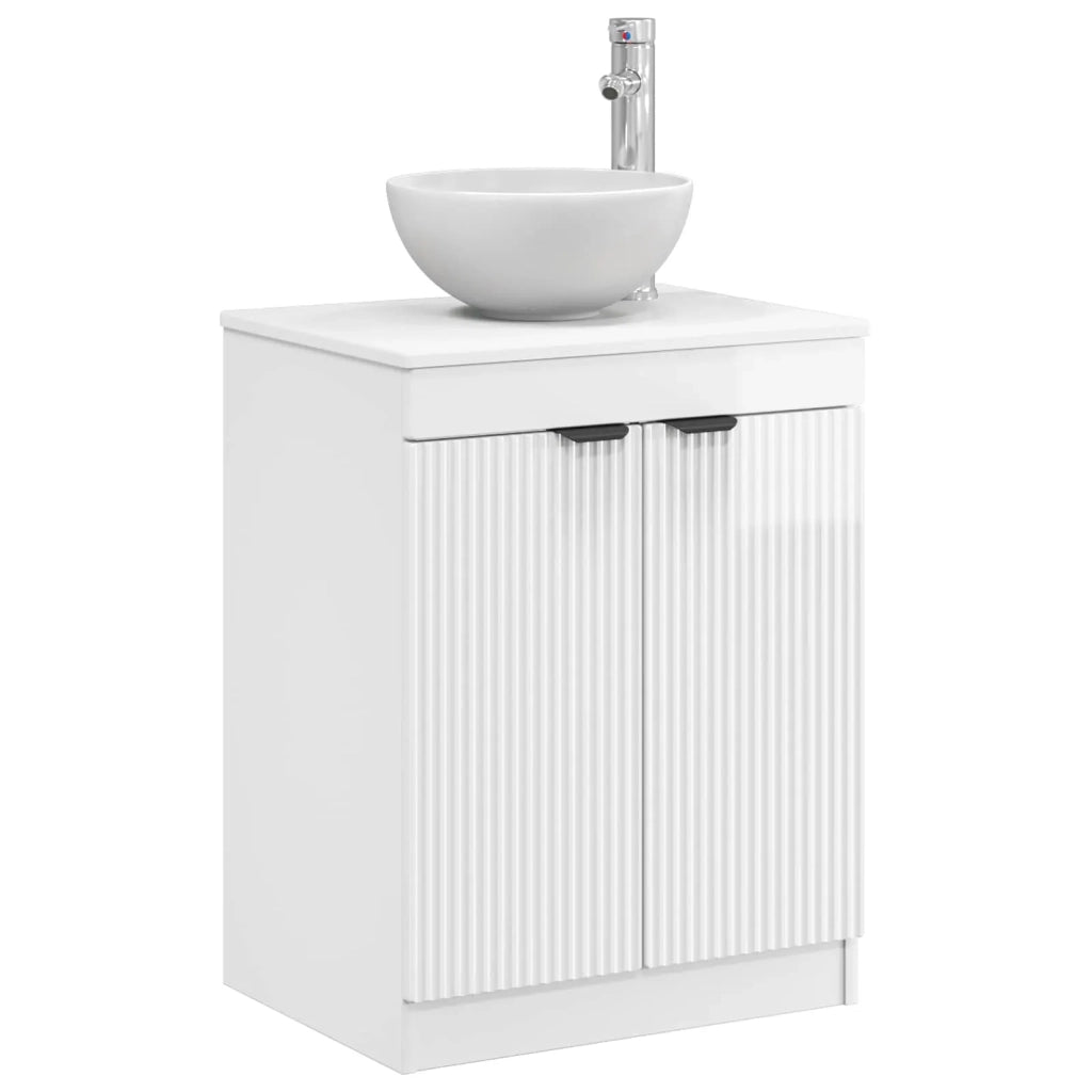 Mobile da Bagno Bianco Lucido 54 x 41 x 70 cm 890152