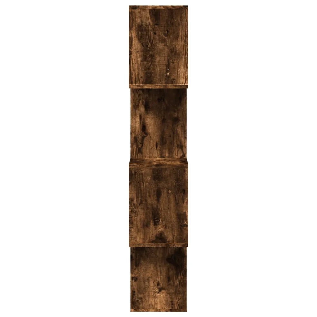 vidaXL Libreria 4 Ripiani Rovere Fumo 70x24x129 cm in Truciolato
