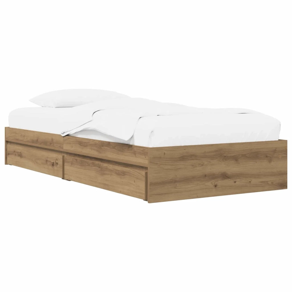 Telaio del letto con storage Rovere Artigianale 80 x 200 cm 3429596