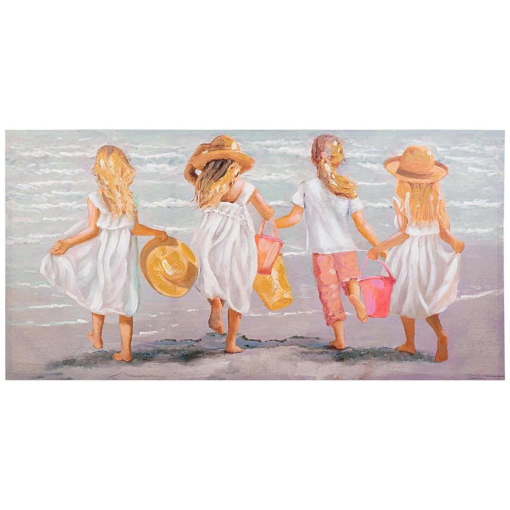 Quadro dipinto a mano con rilievo grigio 60x120x3h