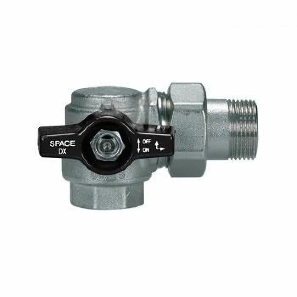 Valvola a squadra con bocchetton e m/f d.3/4  dx blu b07slf7tt1