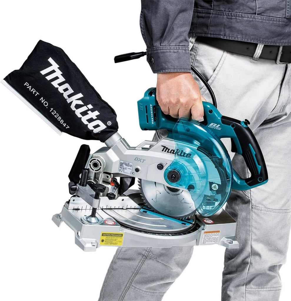 Makita TRONCATRICE BANCO 18V BL 165mm, Nero, 6.3kg