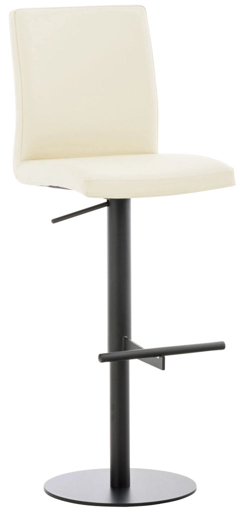 2er Set Barhocker Cadiz Kunstleder schwarz