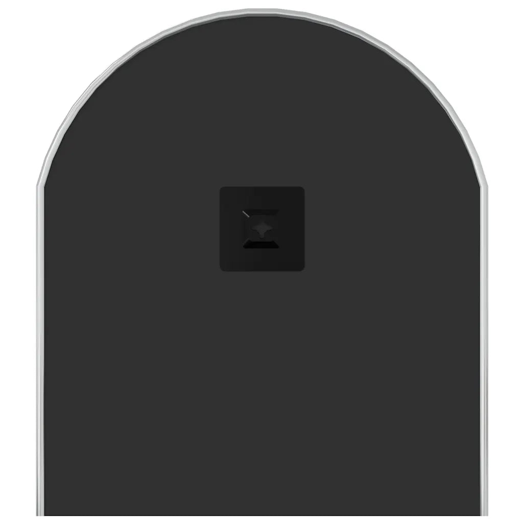 Specchio da Parete-Specchio a Muro-Specchio Decorativo Argento 80x35 cm Ovale