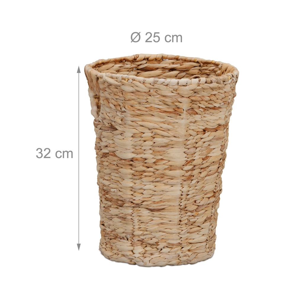 Cestino carta versatile per ufficio cucina bagno 30 x 30 x 40 cm in eichhornia marrone 13_0016010