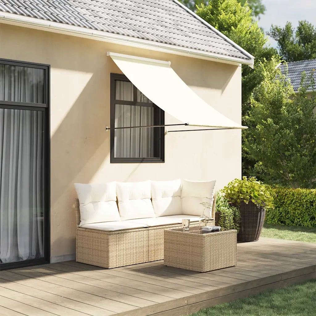 Tendada Sole Retrattile Crema 100x150 cm in Tessuto e Acciaiocod mxl 92503