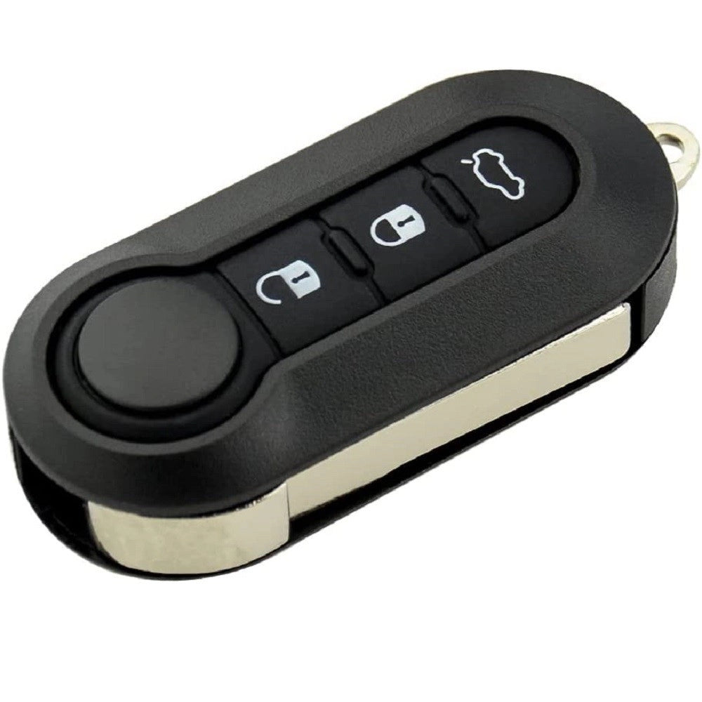 Trade Shop - Custodia Guscio Portachiavi Cover Per Chiavi Auto 3 Tasti Compatibile Fiat Lancia -