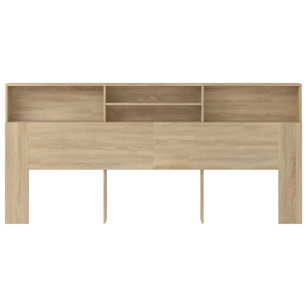 Testiera con Contenitore Rovere Sonoma 200x19x103,5 cm cod mxl 46837