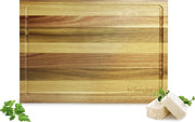 Pannello di taglio in legno di acacia con manico - 40x30 cm