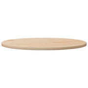 Piano Tavolo Ø80x2,5 cm in Legno Massello di Pino 813649