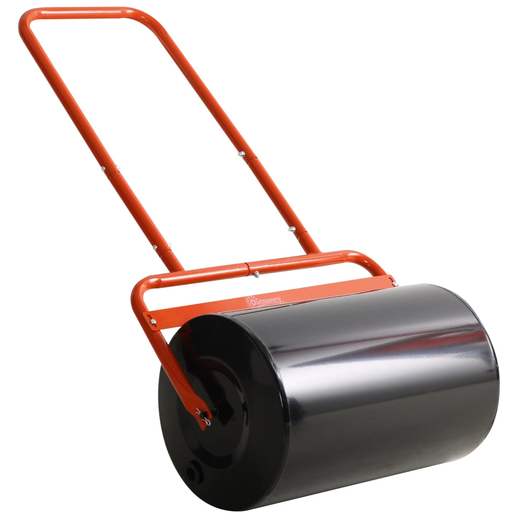 Rullo per Prato ¨C zephmum ¨C Acciaio, Rosso, 58x32.5x113 cm