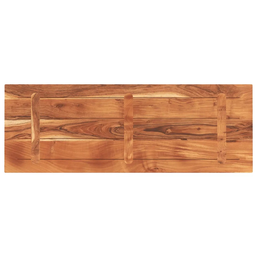 Piano Tavolo 160x50x3,8 cm Rettangolare Legno Massello Acacia 370988