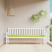 Cuscino per Panca-Cuscini per panchina Verde Intenso 200x50x7 cm in Tessuto Oxford