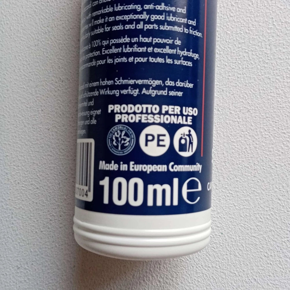 Olio di silicone da 100ml con alto potere lubrificante con beccuccio dosatore