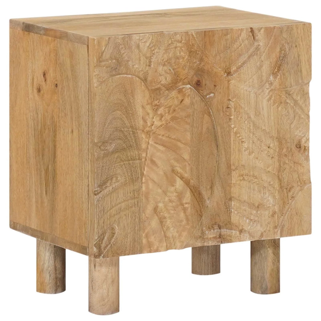 Comodino a muro fatto a mano Marrone Teak 40 x 30 x 45 cm 42020117