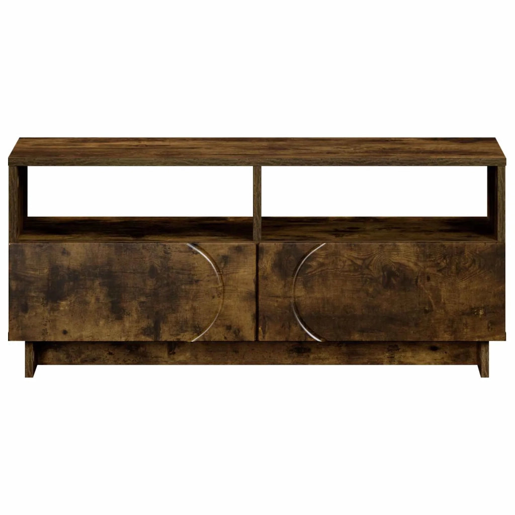 Supporto TV 90 x 34,5 x 40 cm Rovere Fumo Legno ingegnerizzato 8011473