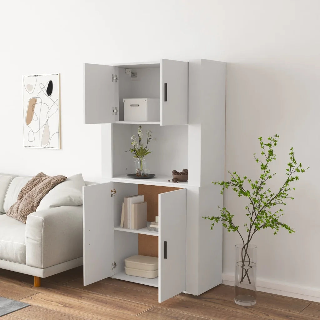Credenza Bianca in Legno Multistrato 3185351