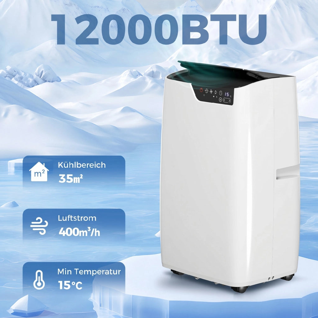 Condizionatore Portatile 12000 BTU ¨C zephmum ¨C Nero