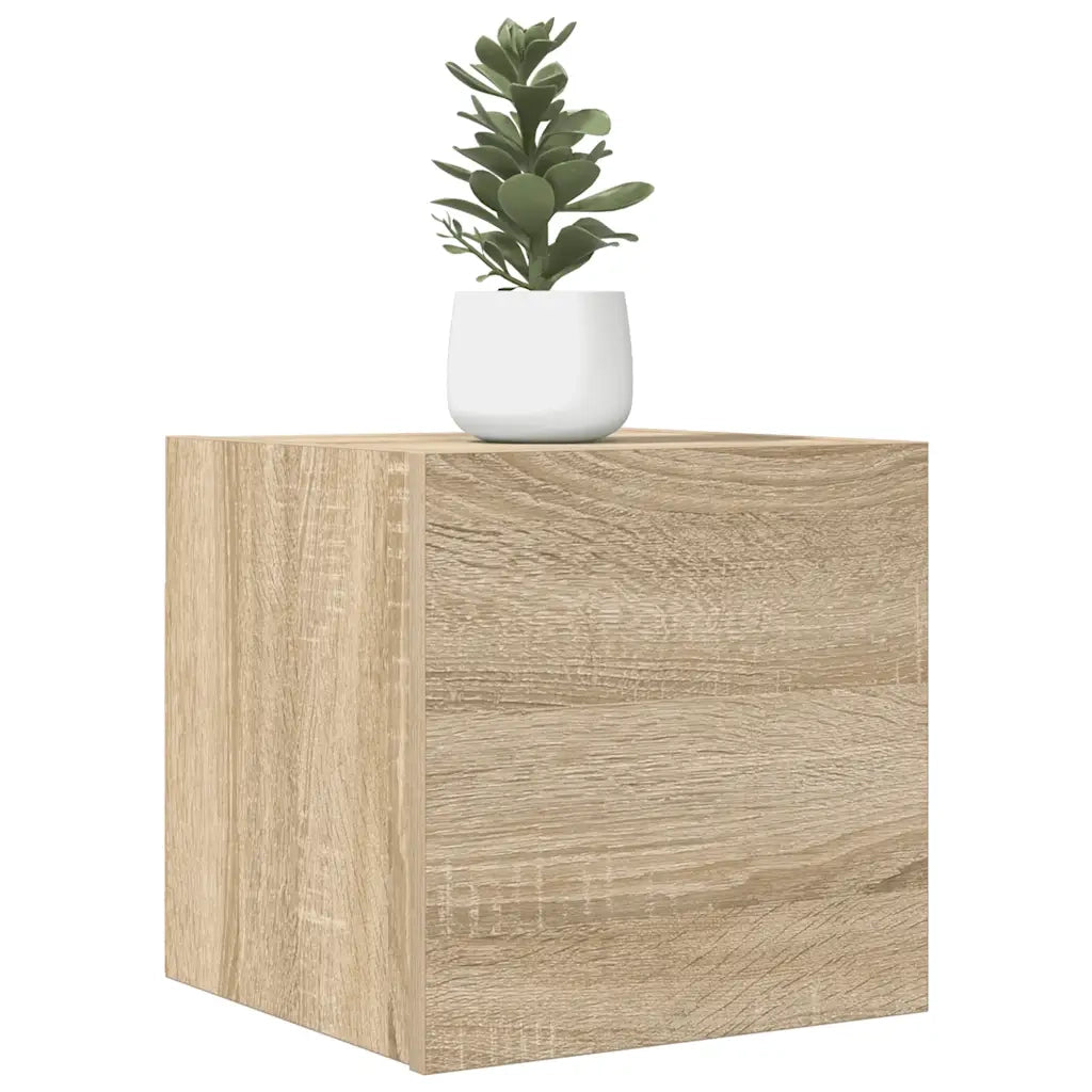 Armadietti a Parete per TV 2 pz Rovere Sonoma 30,5x30x30 cm cod mxl 16031
